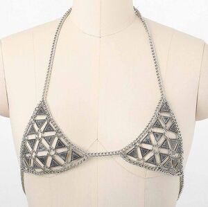 Geometric Chain Bralette